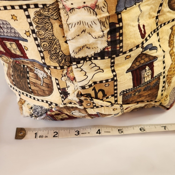 Accessories Unlimited Canvas Bag Noah's Ark Large Tote - Picture 11 of 16